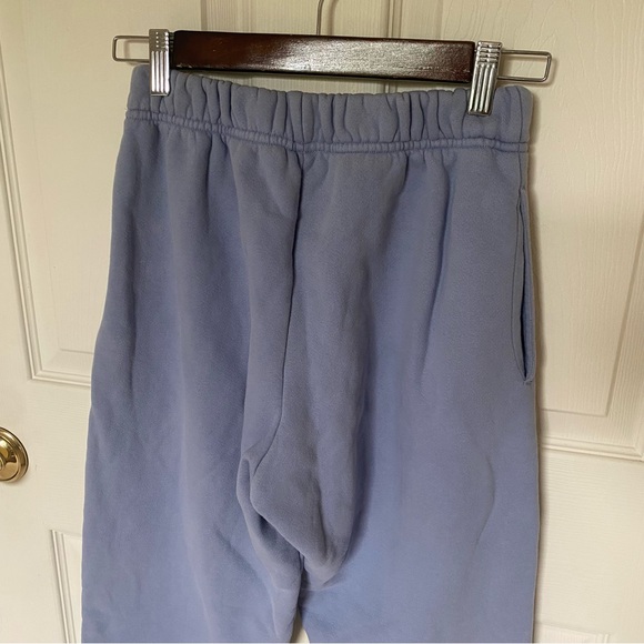 SET ACTIVE periwinkle blue color thick logo sweatpants - Picture 7 of 10